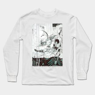 King Arthur - The Questing Beast / Le Morte D'Arthur Long Sleeve T-Shirt